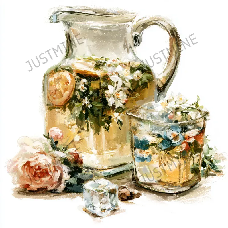 Botanical Chalk Self Care Clipart