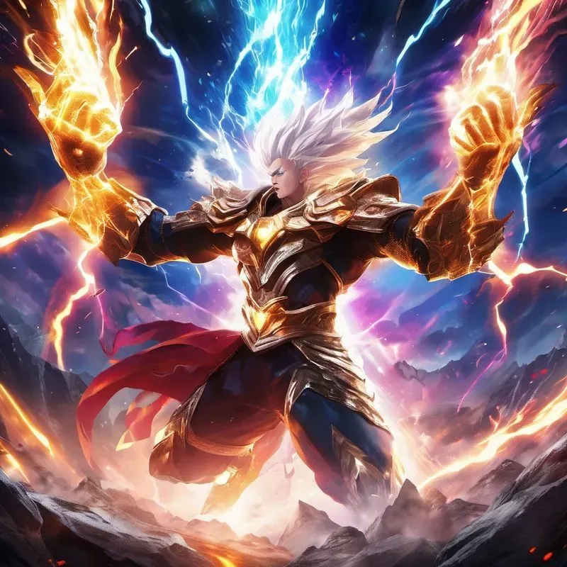 Anime Energy Battle Aura Generator