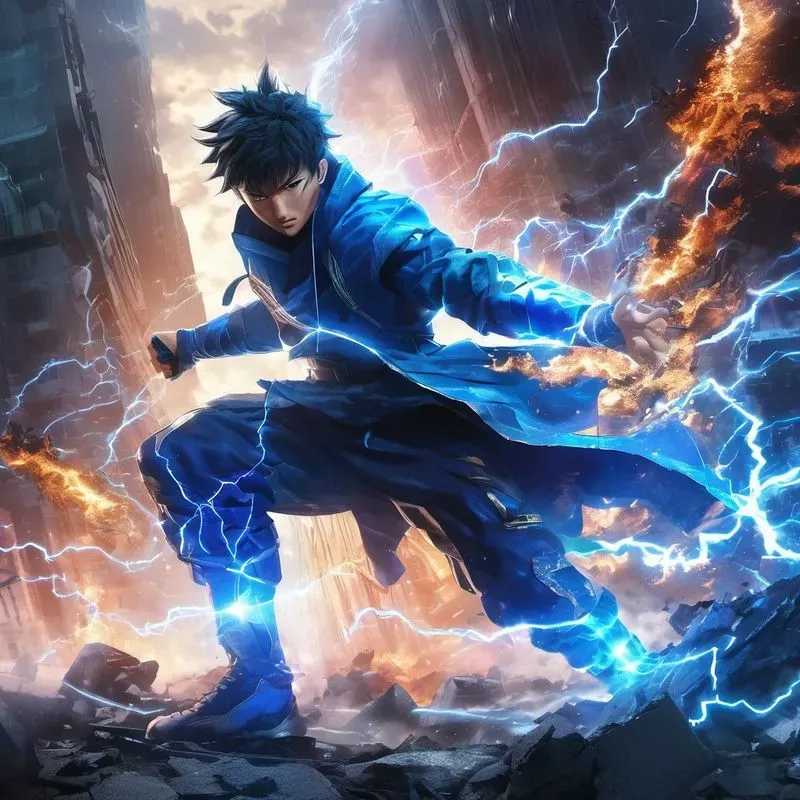 Anime Energy Battle Aura Generator