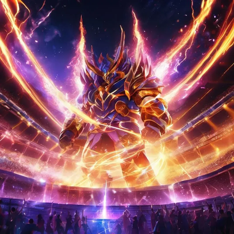 Anime Energy Battle Aura Generator