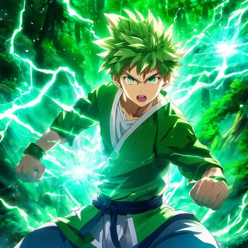 Anime Energy Battle Aura Generator