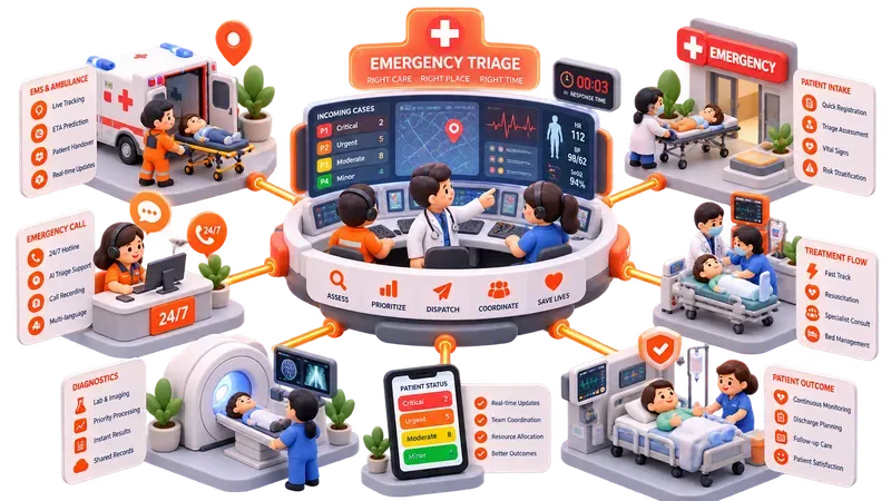 3D Softclay Telemedicine Flow Diagrams