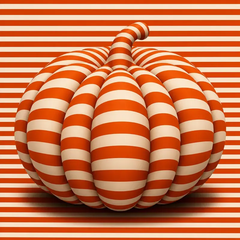 Optical Illusion Stripe Art