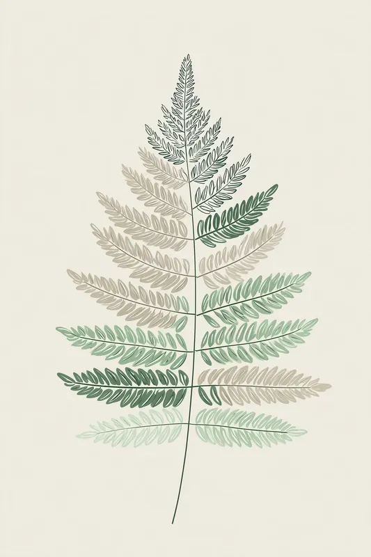 Minimalist Botanical Art