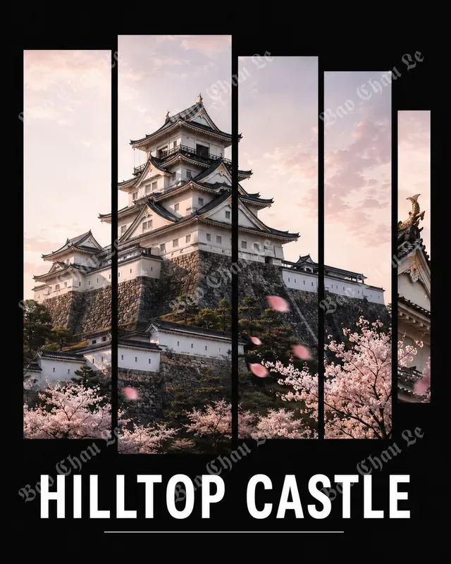 Segmented Landmark Travel Posters