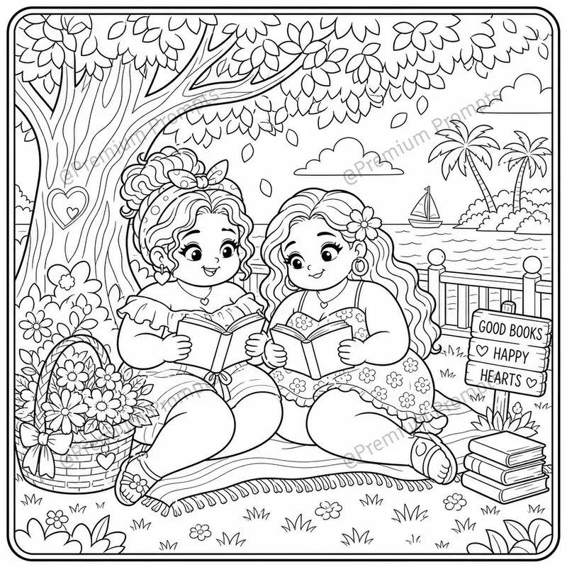 Curvy Cuties Coloring Book Pages For Teens