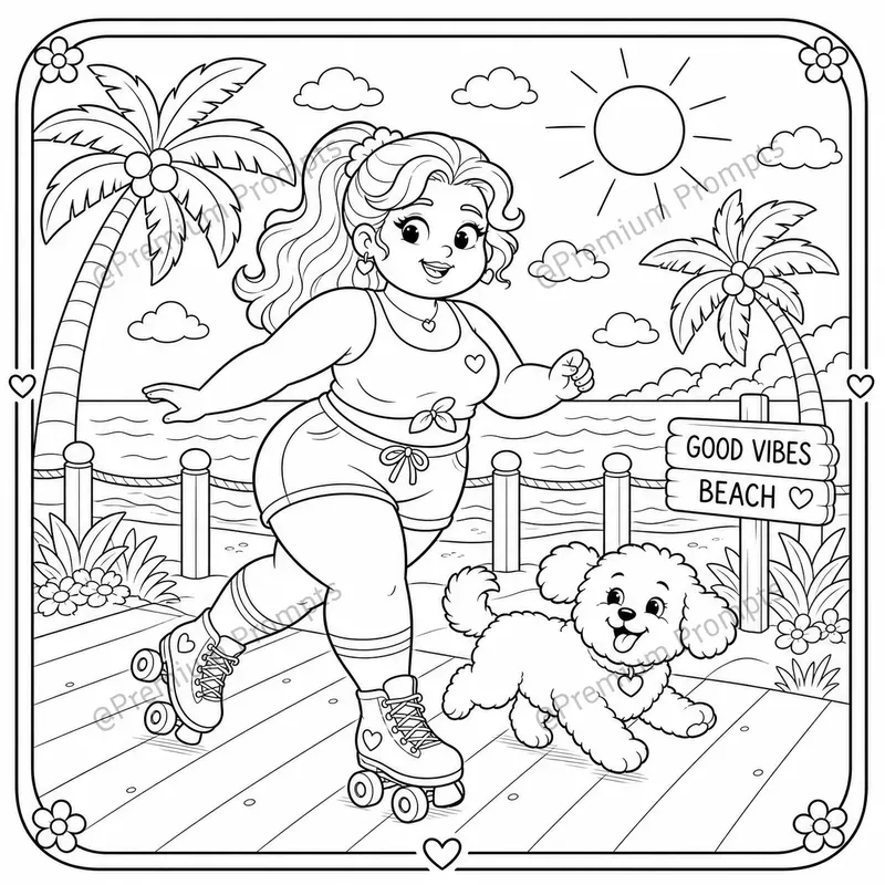 Curvy Cuties Coloring Book Pages For Teens