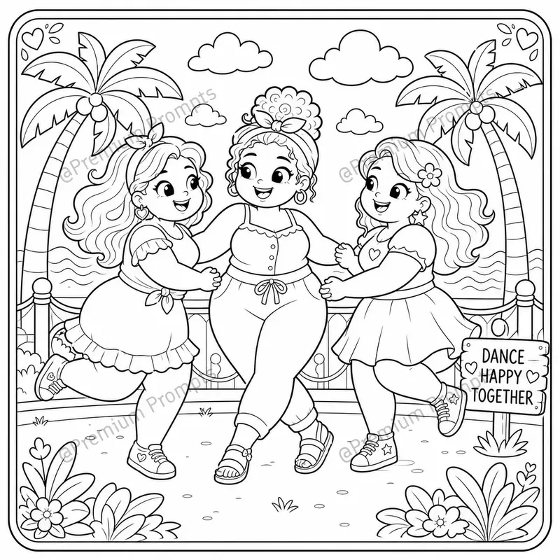 Curvy Cuties Coloring Book Pages For Teens
