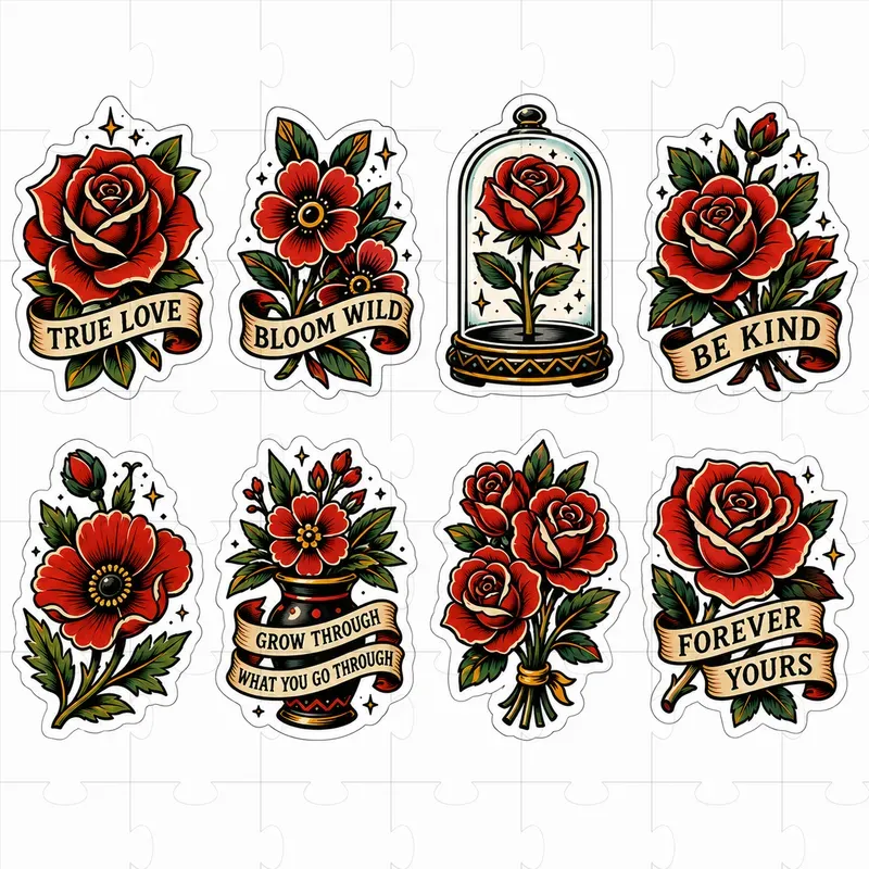 Title Tattoo Flash Sticker Engines