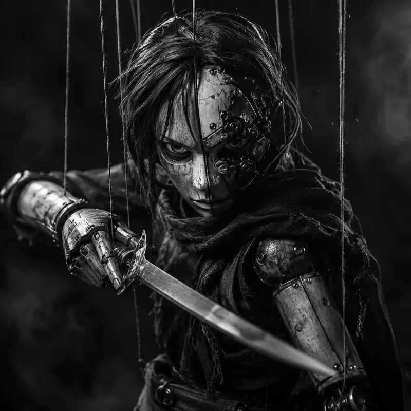 Aggressive Puppet Noir Portraits