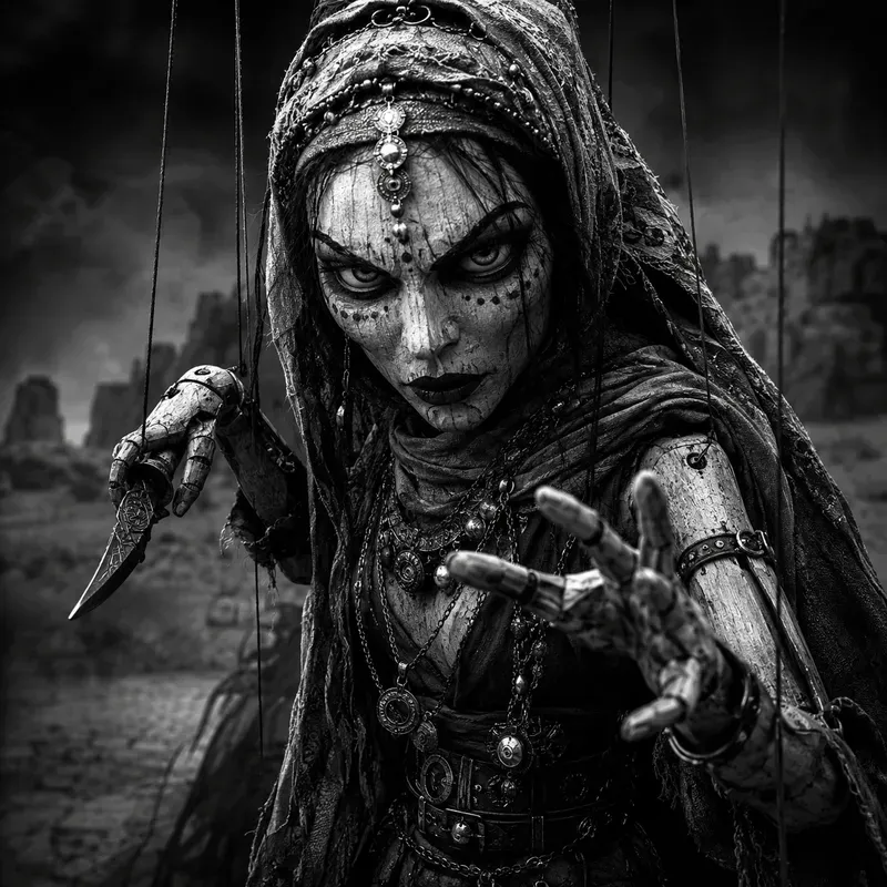 Aggressive Puppet Noir Portraits