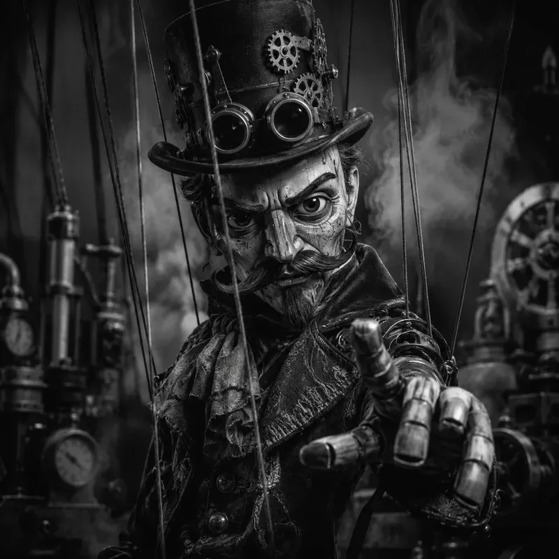Aggressive Puppet Noir Portraits