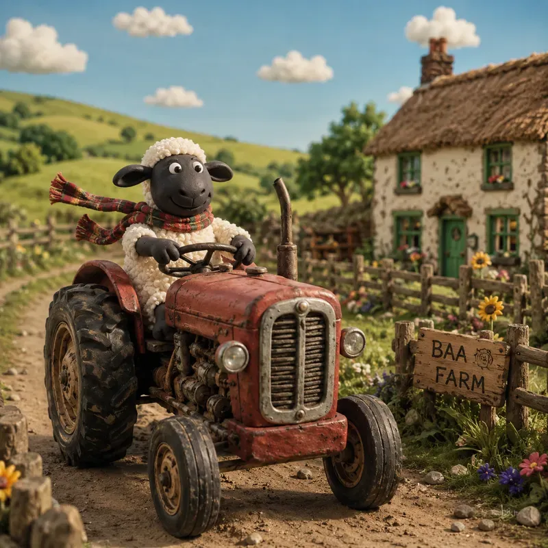 Whimsical Clay Countryside Adventures