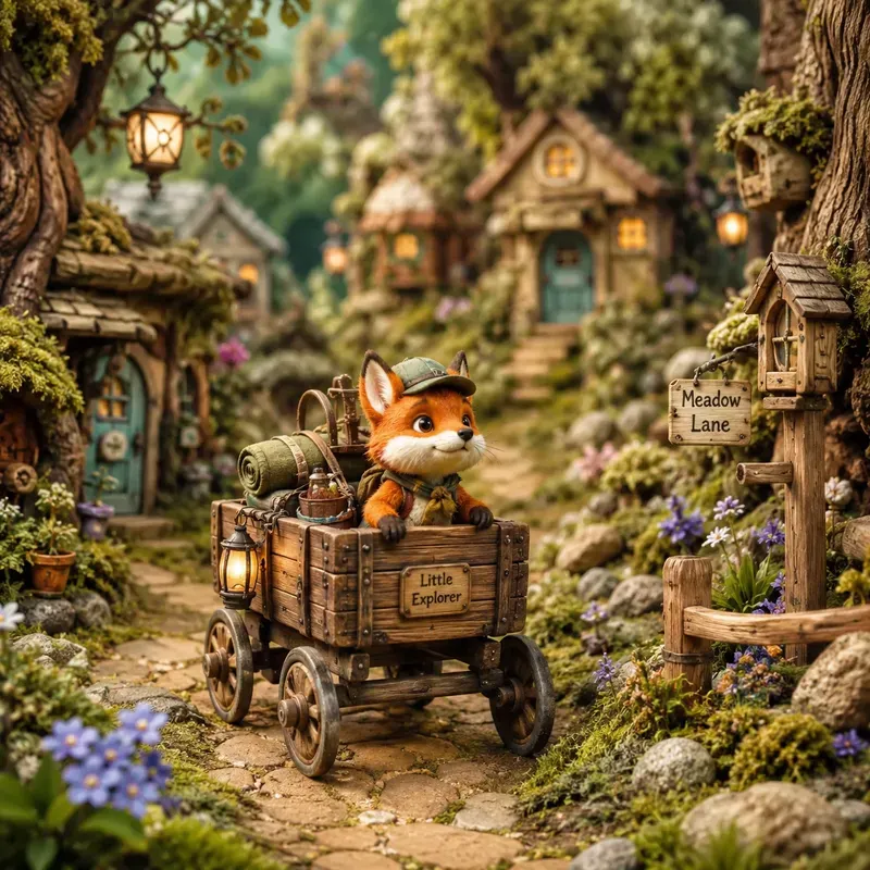 Whimsical Clay Countryside Adventures
