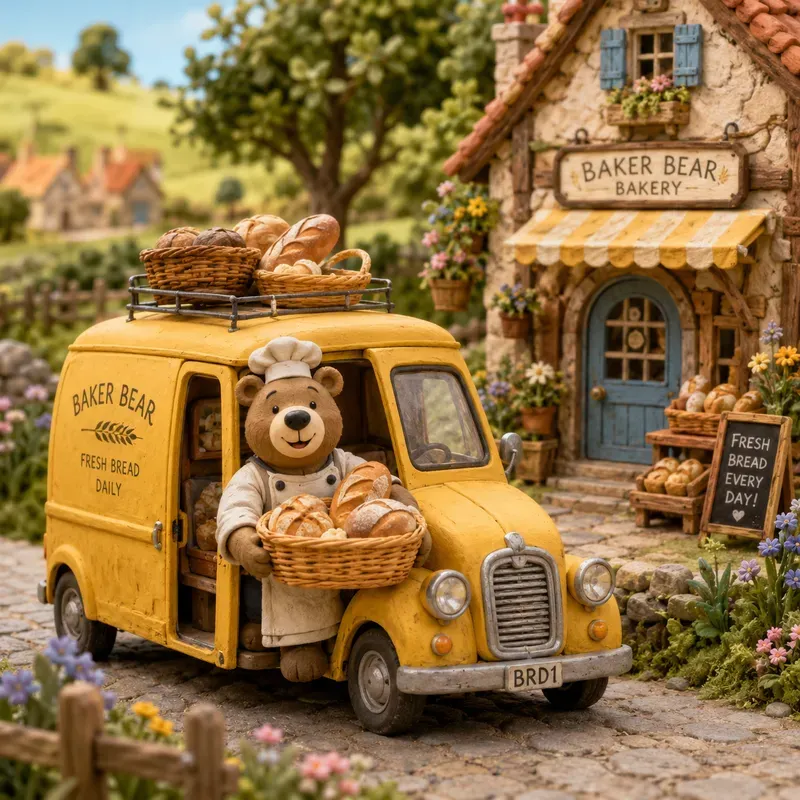 Whimsical Clay Countryside Adventures