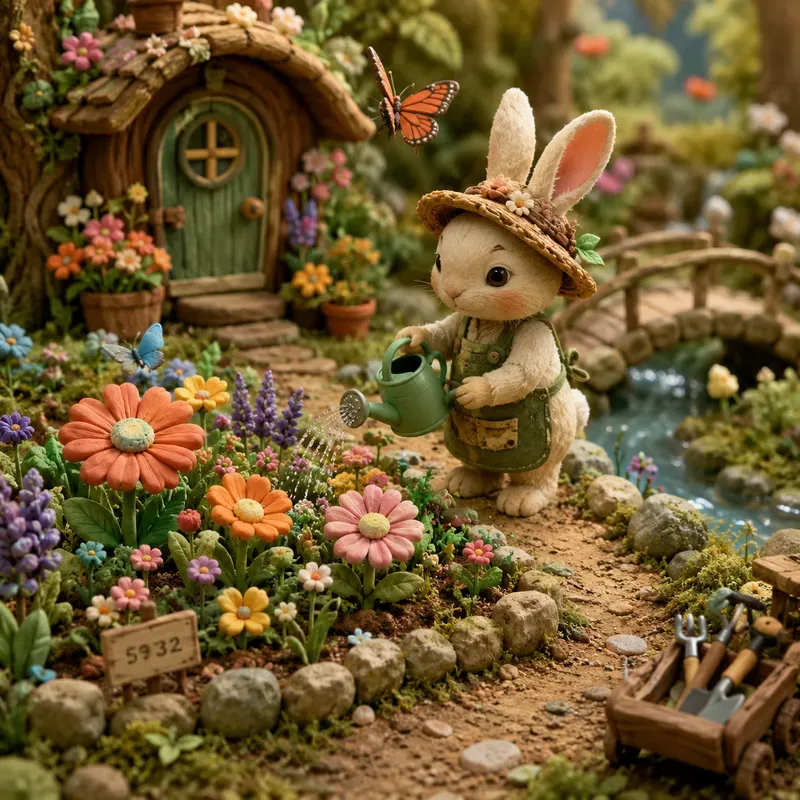 Whimsical Clay Countryside Adventures