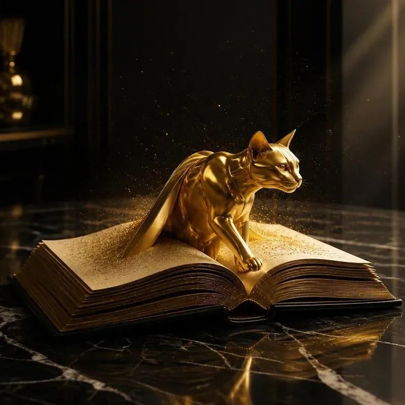 Luxury 3d Gold Animal Pop Up Books