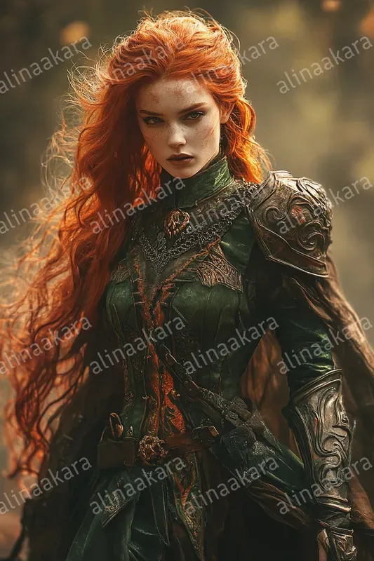 Elegant Elf Warrior Woman
