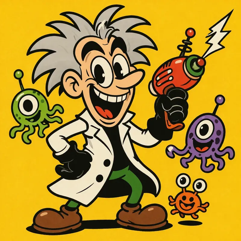 Cartoon Remix Iconic Character Grids
