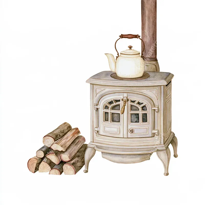 Woodland Living Watercolor Cliparts