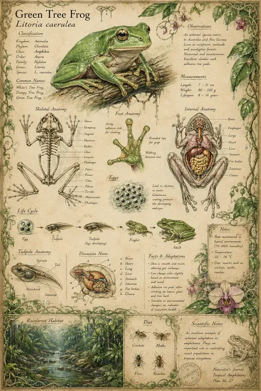 Vintage Creature Field Guides