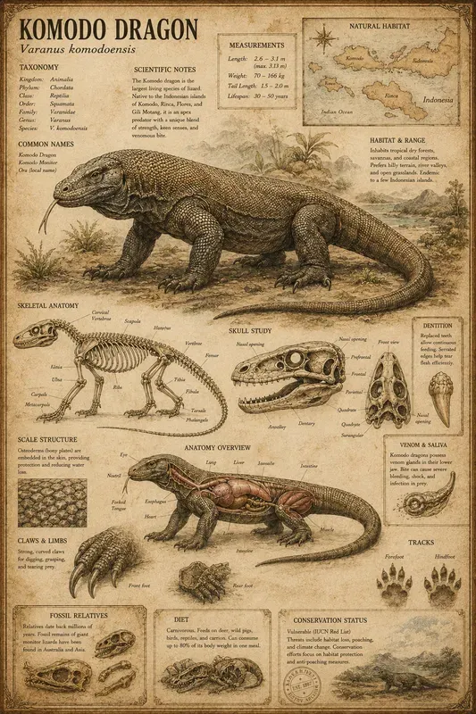 Vintage Creature Field Guides