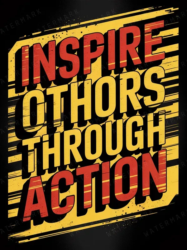 Bold Motto Typography Posters