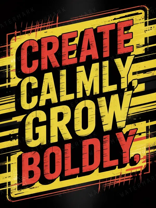 Bold Motto Typography Posters