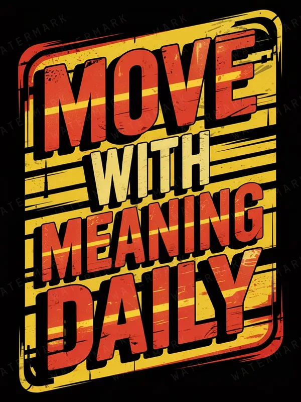 Bold Motto Typography Posters