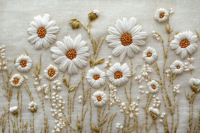 Realistic Embroidery Patterns Designs Mj