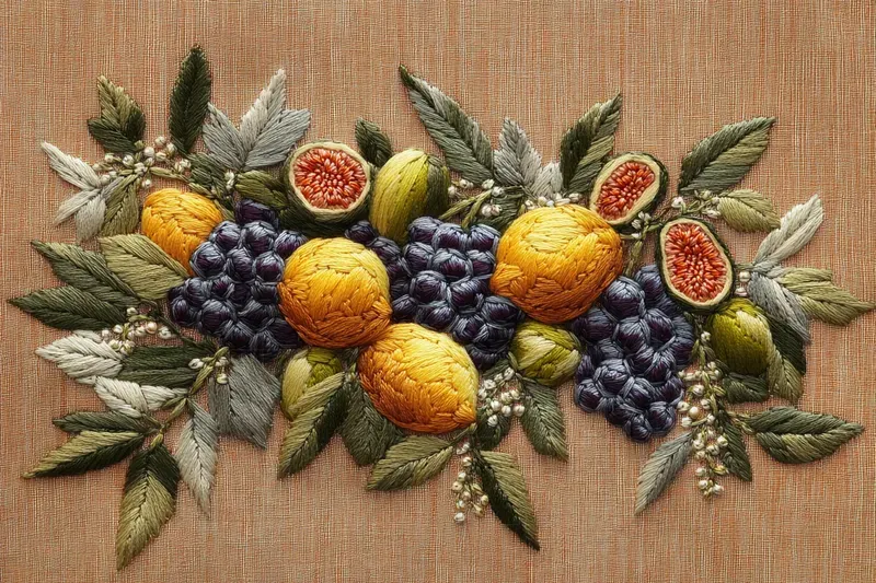 Realistic Embroidery Patterns Designs Mj