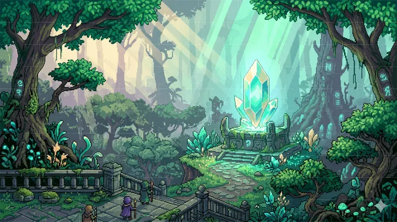 16bit Pixel Art Landscape Wallpapers