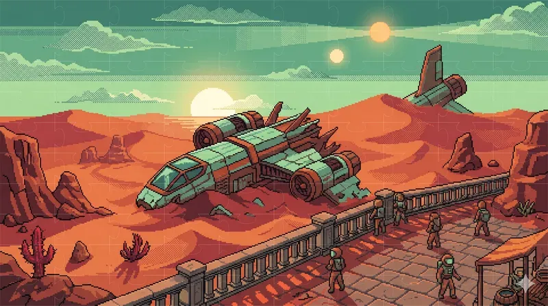 16bit Pixel Art Landscape Wallpapers
