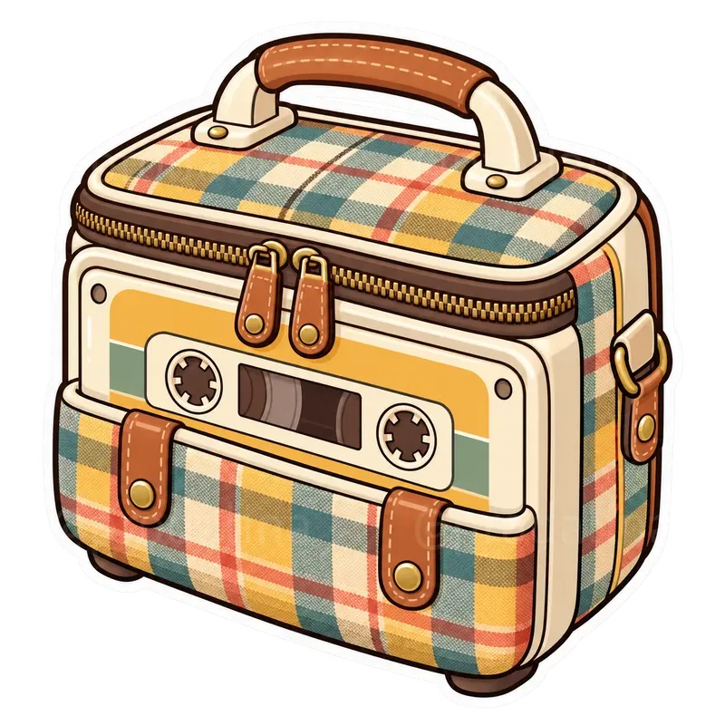 Cozy Retro Gen X Stickers