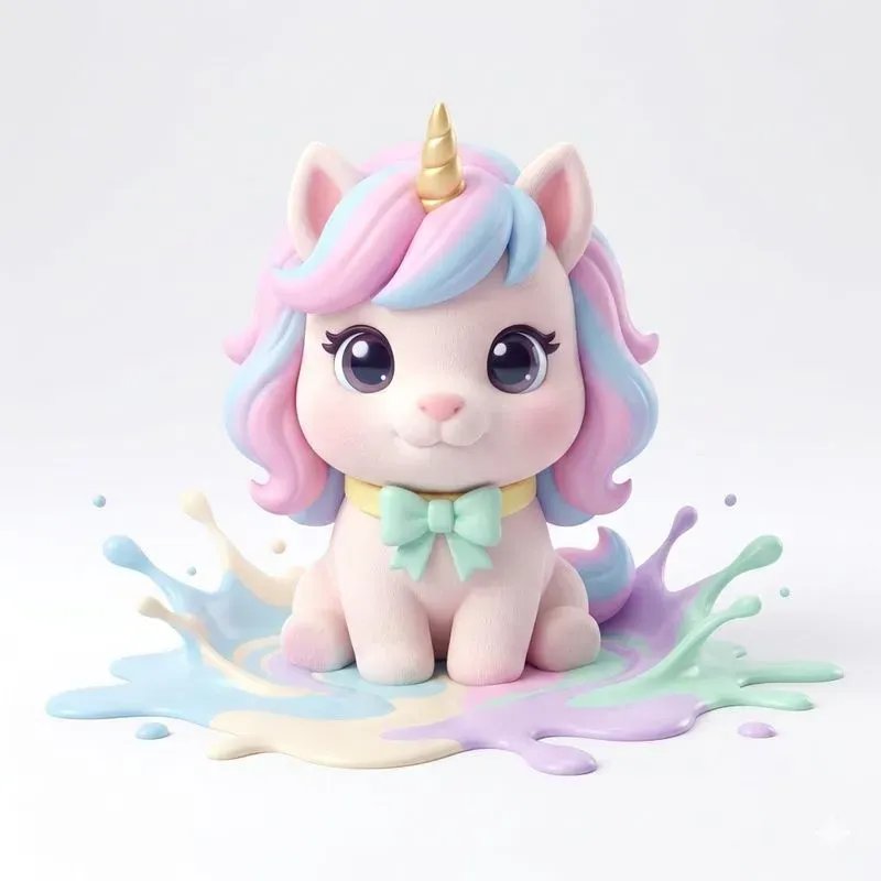 Cute 3D Kawaii Animal Characters