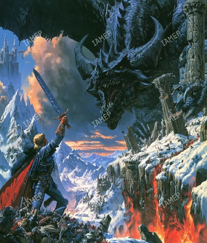 Vintage Epic Fantasy Covers
