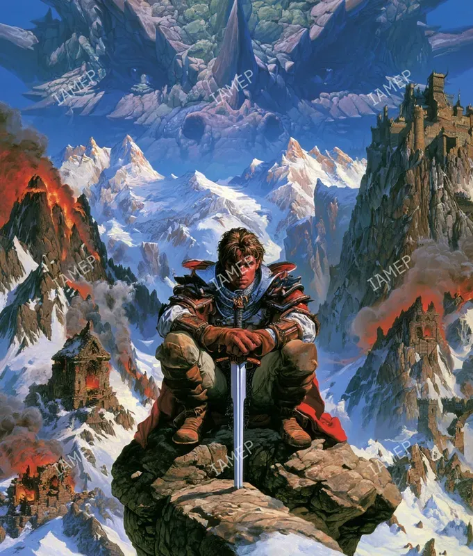 Vintage Epic Fantasy Covers