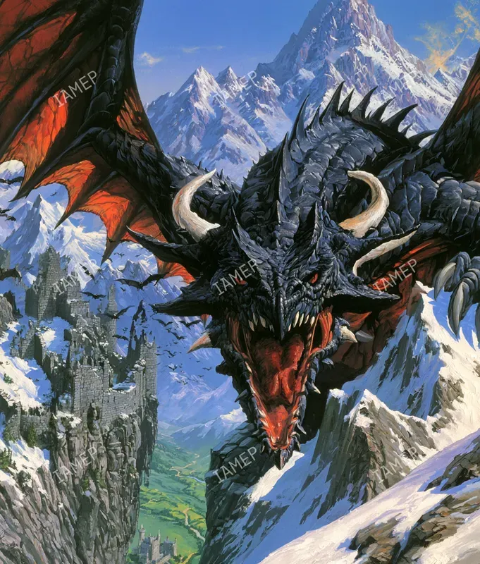 Vintage Epic Fantasy Covers