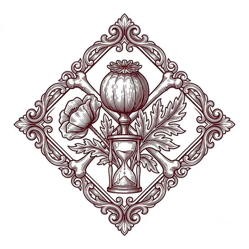 Vintage Woodcut Apothecary Labels