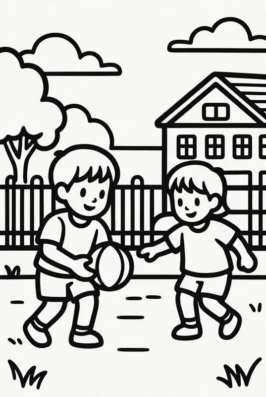 Outlineonly Black White Coloring Books