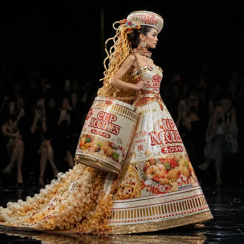 Oversized Object Couture Runway Style