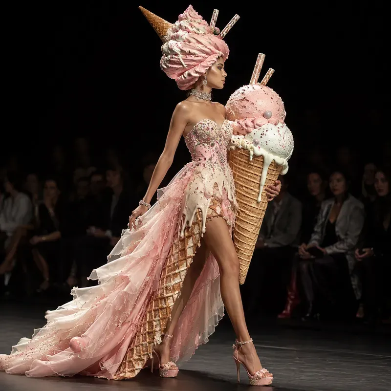 Oversized Object Couture Runway Style