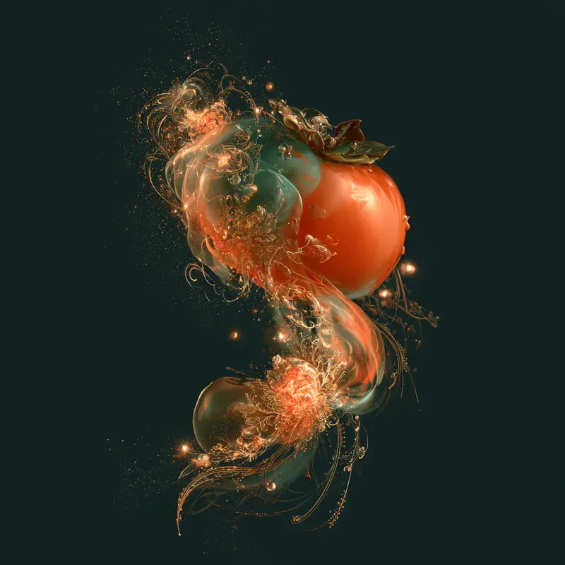 Ethereal Korean Autumn Ornaments