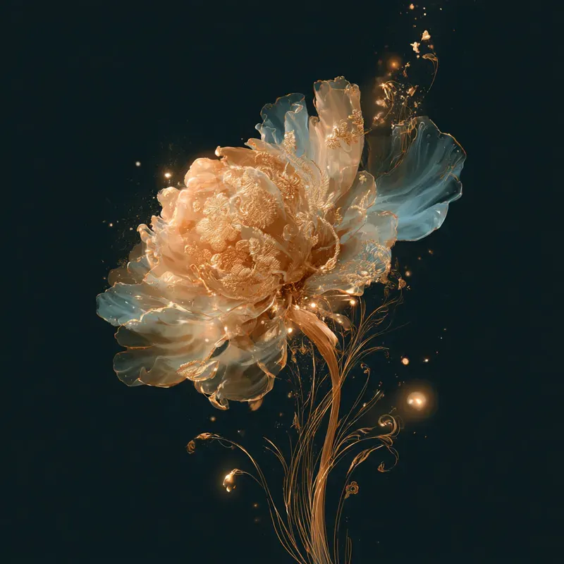 Ethereal Korean Autumn Ornaments