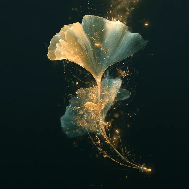 Ethereal Korean Autumn Ornaments