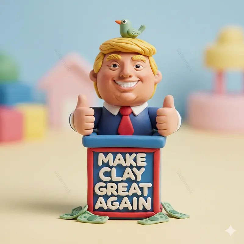 Funny Clay Celebrity Portraits