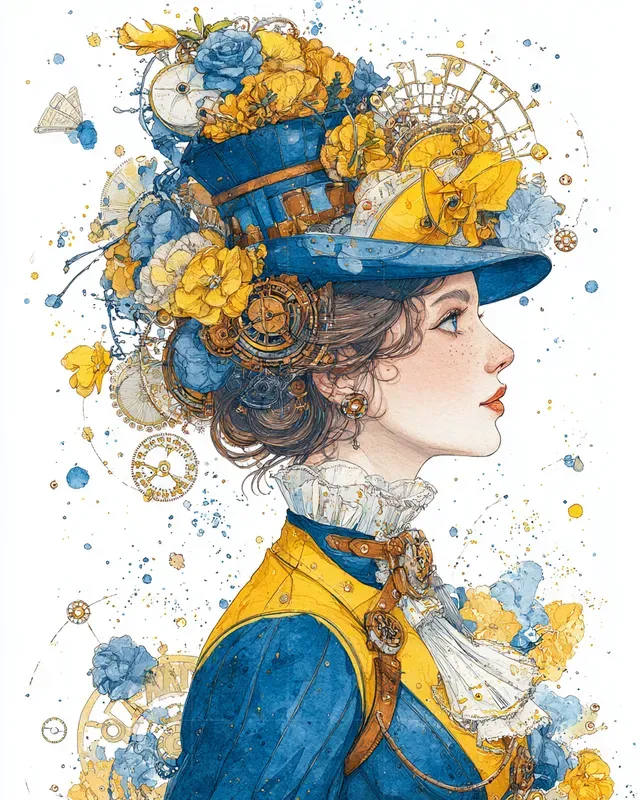 Mechanical Steampunk Aesthetic Dream Art