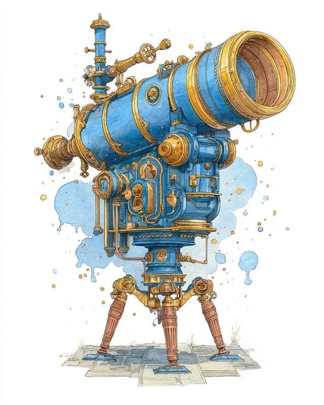Mechanical Steampunk Aesthetic Dream Art
