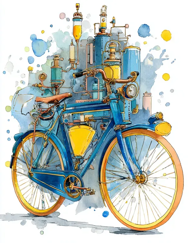 Mechanical Steampunk Aesthetic Dream Art