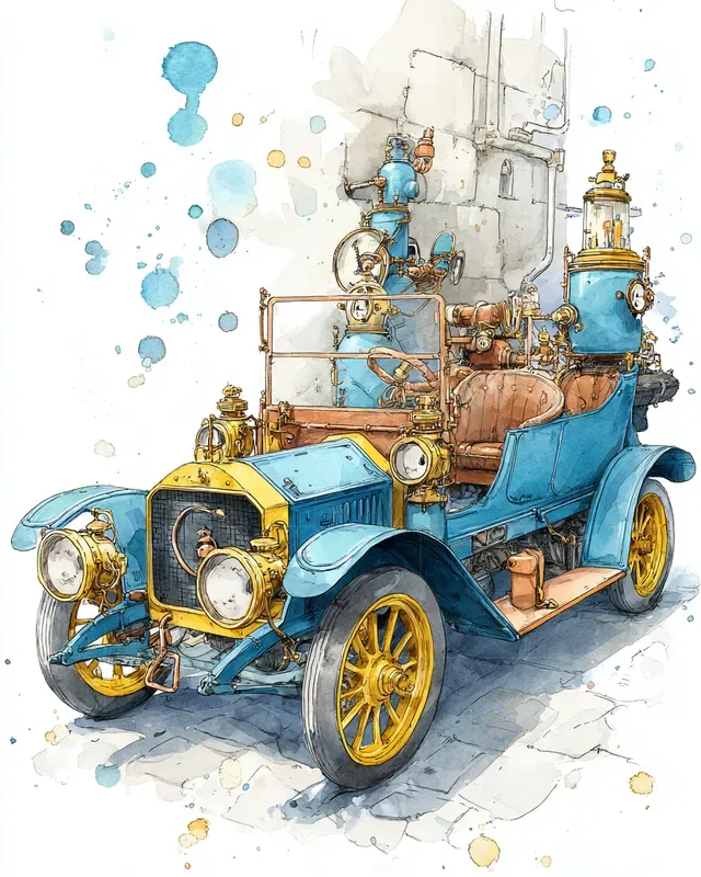 Mechanical Steampunk Aesthetic Dream Art